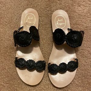 Jack Rogers black Lauren 2 sandals